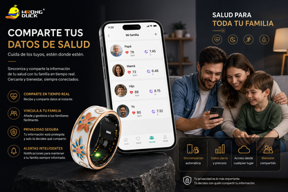 GBNexus Flora Smart Ring – Anillo Inteligente Premium con Diseño Mariposa | iOS y Android