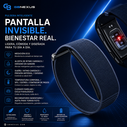GBNexus Core™ Limited Edition | Pulsera Biométrica de Precisión con ECG